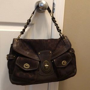 Coach purse, brown